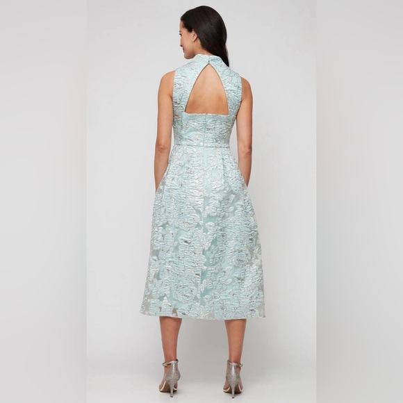 Alex Evenings Midi Sequined Floral Sheath Dress NWT - Picture 2 of 6